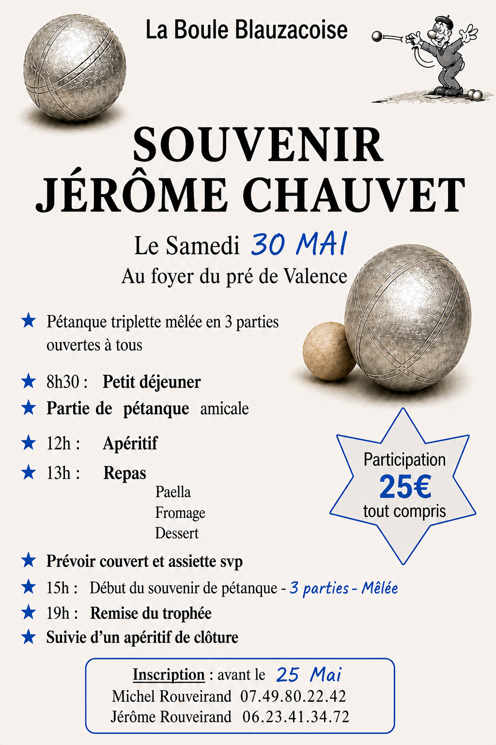 Souvenir Jérôme CHAUVET
