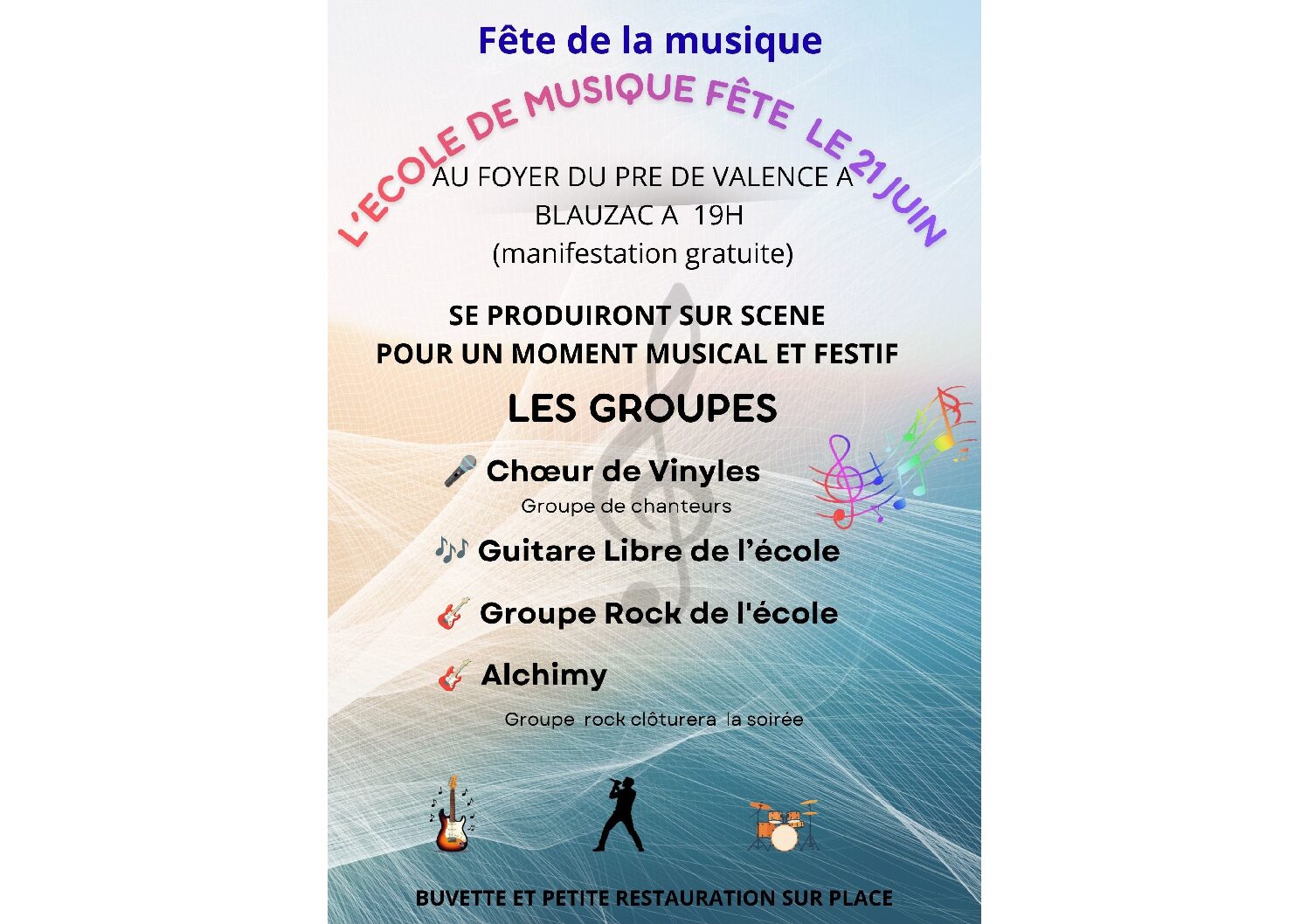 21juin 2026 fete de la musique