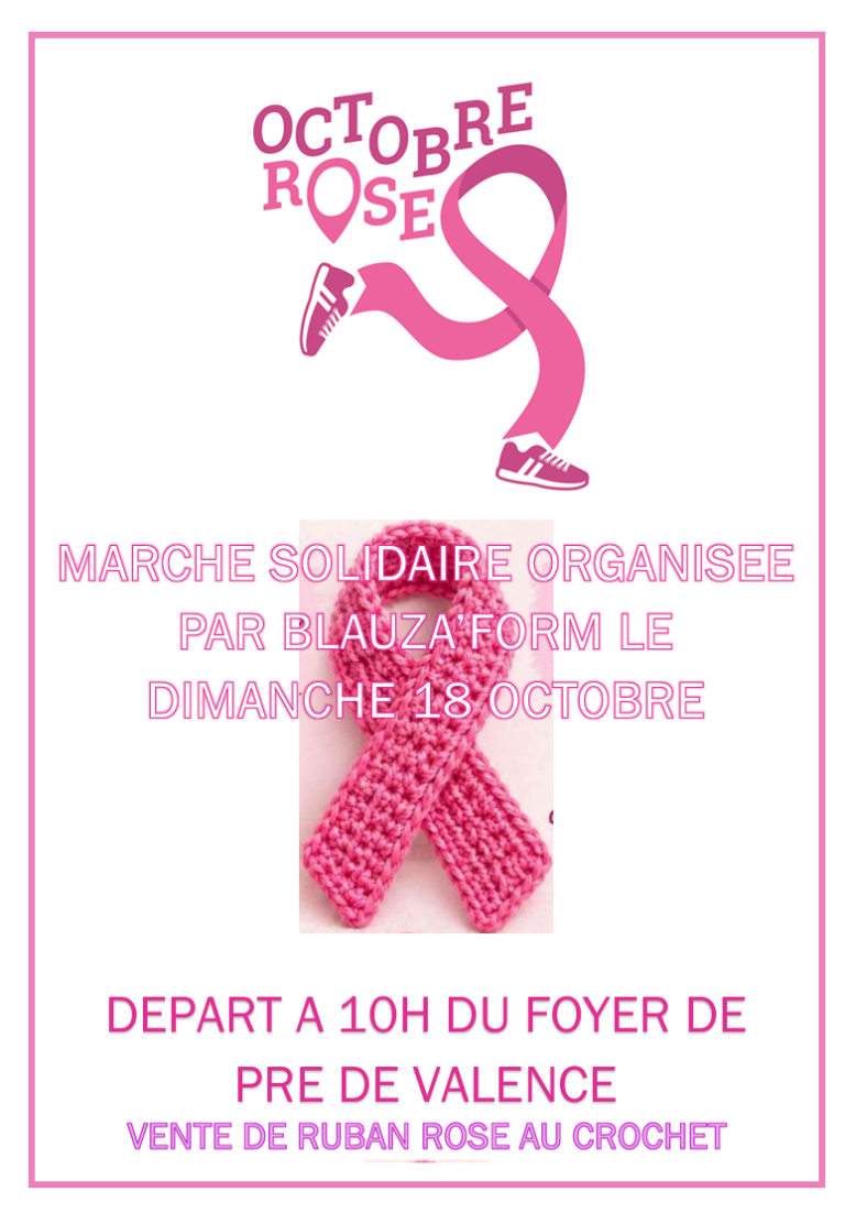Octobre rose 18 octobre 2026